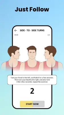 Jawline Exercise android App screenshot 4